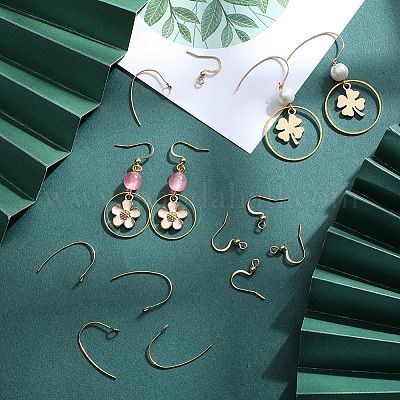 200 шт. 2 стиля крючков для сережек из нержавеющей стали 304 STAS-BBC0007-10-1