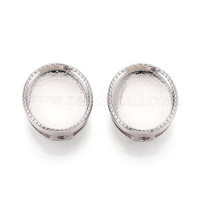 925 многорядная оправа из стерлингового серебра в форме кабошона STER-N016-64P-1