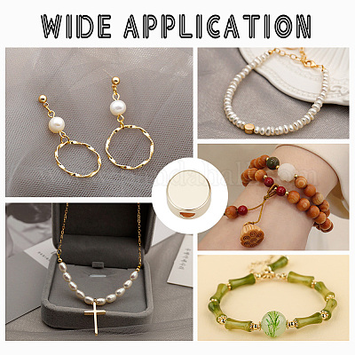 80шт 4 стильные латунные бусины KK-AR0003-54-1