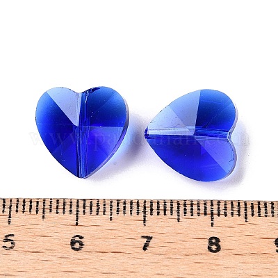 Прозрачные стеклянные бусины GLAA-Q066-14mm-A18-1