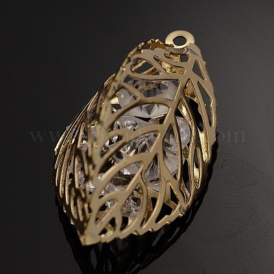 Железа филигранные полый лист X-IFIN-P001-05-1