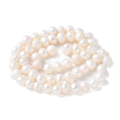 Нити из натурального культивированного пресноводного жемчуга PEAR-I007-07O-09A-1