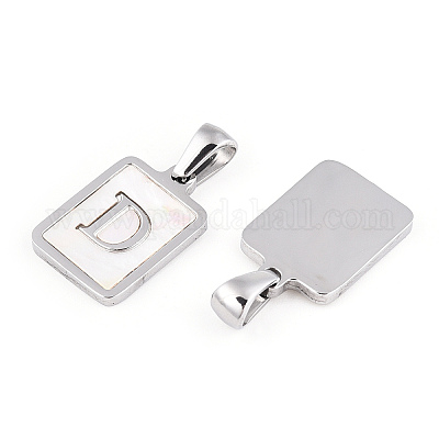 Подвески из нержавеющей стали 304 в форме ракушки STAS-G327-01P-D-1