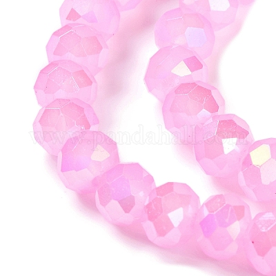 Запекание гальванических нитей стеклянных бусин X-DGLA-A039-J8mm-B09-1