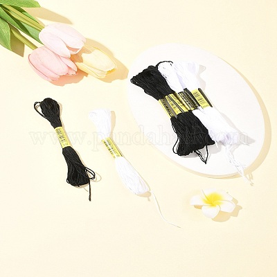 2 комплект 2-х цветных хлопковых ниток для вязания крючком OCOR-FS0001-03-1