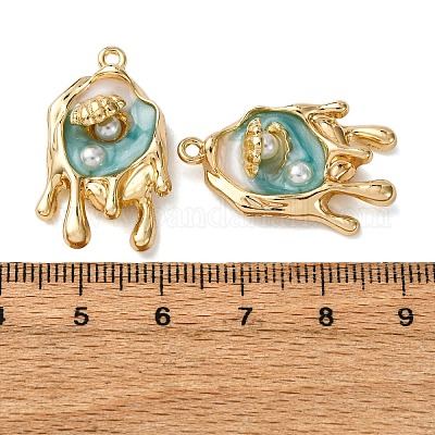 Подвески из эмалевого сплава легкого золота ENAM-B028-27KCG-02-1