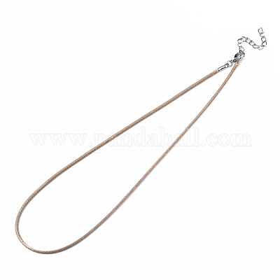 Вощеный шнур ожерелье материалы NCOR-T003-02-1