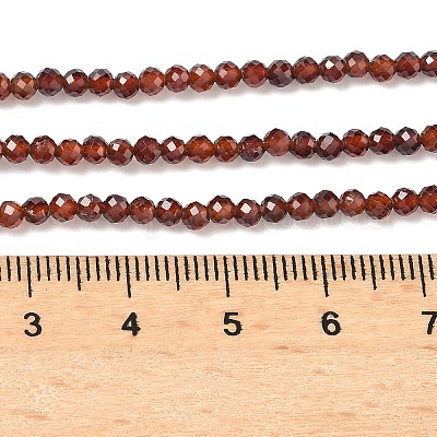 Гранат природный бисер нитей&nbsp;G-H079-A01-03C-01-1