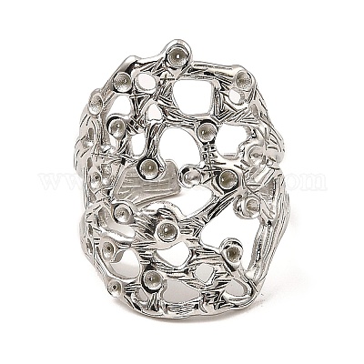 Кольца-манжеты открытого типа из нержавеющей стали марки 304 RJEW-Z018-09P-1