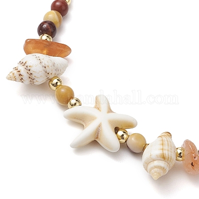 Регулируемые плетеные браслеты из бусин для женщин BJEW-JB11164-03-1