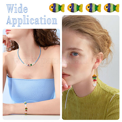 12шт ручной работы бусины лэмпворк LAMP-TA0001-74D-1