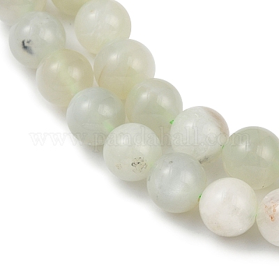 Нити бусин из натурального зеленого лунного камня G-NH0060-A01-01-1