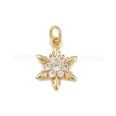 Латунные микро проложить кубического циркония подвески KK-H077-02G-05-1