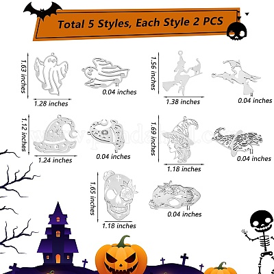 10 шт. 5 подвески из нержавеющей стали 201 FIND-SZ0002-29-1