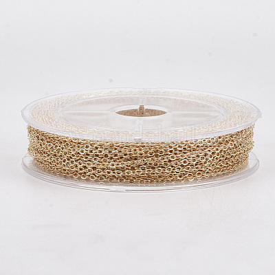 Железные кабельные цепи с латунным покрытием CH-T002-05LG-1