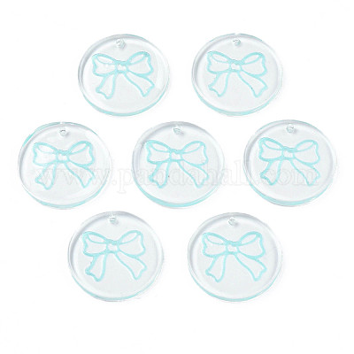 Прозрачные смоляные подвески RESI-N030-006A-1