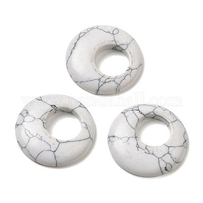 Синтетические зеленые бирюзовые подвески G-T122-76Y-1