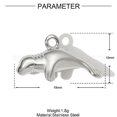 Подвески из нержавеющей стали 304 STAS-OY001-19P-1