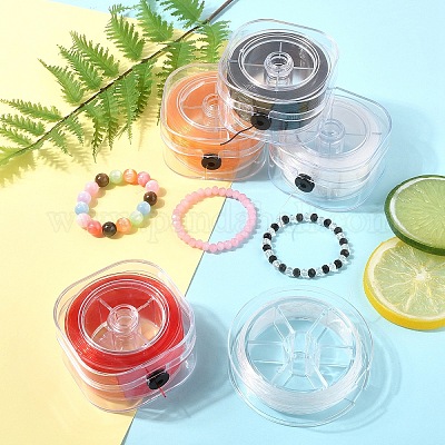 Круглая эластичная кристаллическая нить&nbsp;EW-YW0002-A02-01-1