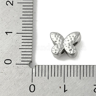 Латунные микро проложить кубического циркония бусы KK-P283-19P-1