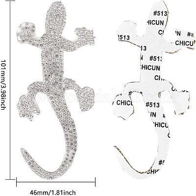 Самоклеящаяся наклейка со стразами и блестками DIY-FG0001-34-1
