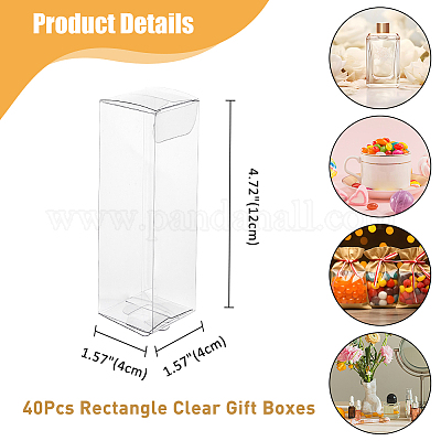 Прямоугольная прозрачная пластиковая коробка из пвх подарочная упаковка CON-DC0001-12D-1