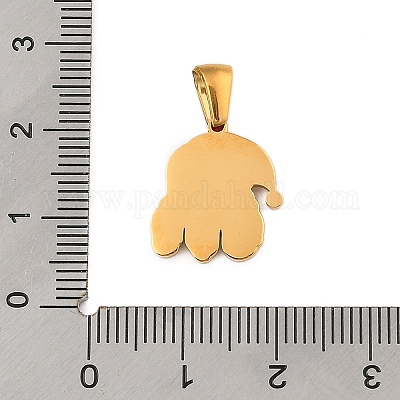 Подвески из нержавеющей стали 304 на рождественскую тематику STAS-R007-01E-G-1