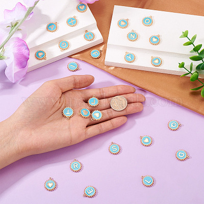 26 шт. Подвески из сплава с эмалью ENAM-TA0002-86B-1