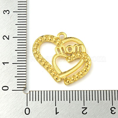 Ионное покрытие (ip) настоящие 18-каратные позолоченные подвески из нержавеющей стали 304 со стразами STAS-P341-12G-02-1