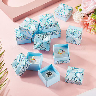 Бант картон бумага кольца подарочные коробки для хранения CON-TAC0001-16E-1