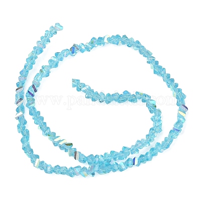 Гальванизируйте прозрачное стекло бисер нитей EGLA-P061-04C-AB20-1