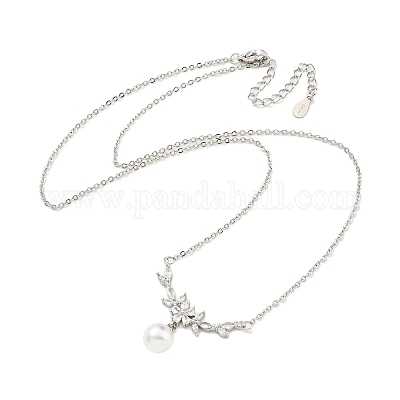 Латунные кабельные цепи ожерелья NJEW-Z037-02P-1