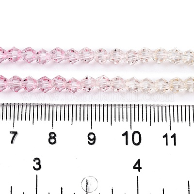 Градиентные цветные стеклянные бусины DGLA-A039-T4mm-A01-1