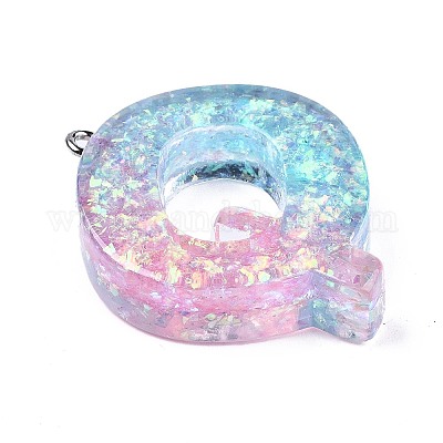 Подвески из прозрачной эпоксидной смолы CRES-S364-002Q-1