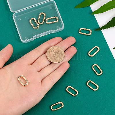 Латунные пружинные кольца FIND-WH0127-90G-1