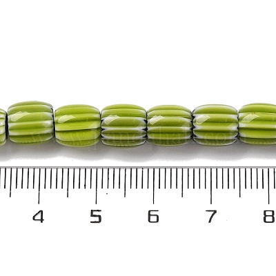 Бусы лэмпворк ручной работы LAMP-K041-01B-26-1