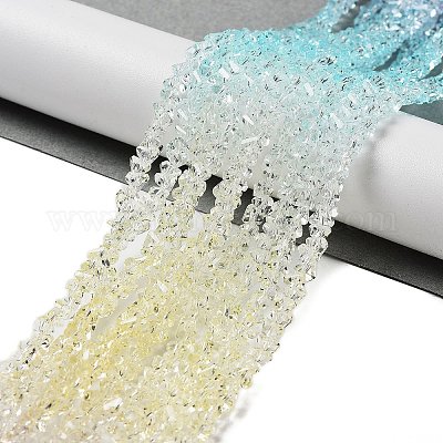 Прозрачные стеклянные бусины&nbsp;LS-GLAA-H023-03F-1