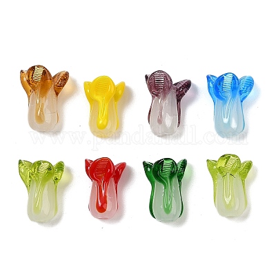 Бусы лэмпворк ручной работы LAMP-G166-11-1