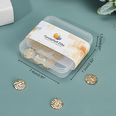 Латунные микро проложить кубического циркония подвески ZIRC-PH0002-22G-1