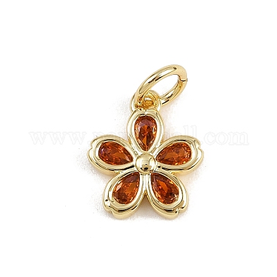 Латунные микро проложить кубического циркония подвески KK-A269-03A-G02-1