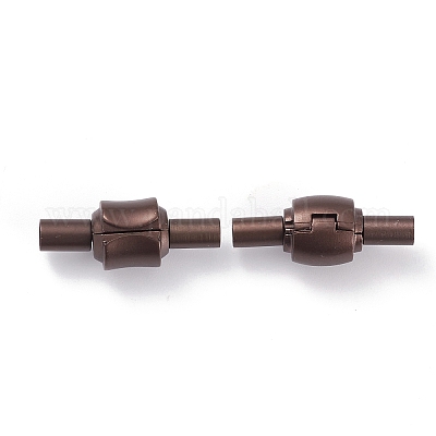 Ионное покрытие (IP) 304 нержавеющая сталь европейские застежки с концами шнура STAS-G239-15R-1