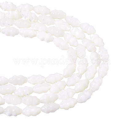 2 нить бусин из натуральных ракушек-трохусов SHEL-TA0001-20-1