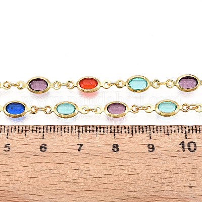 Латунные овальные звенья цепи CHC-N023-04E-G-1