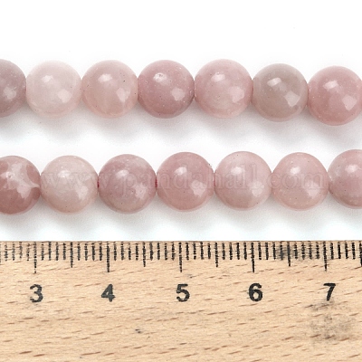 Натуральный розовый опал бусы пряди G-Z110-C03-8mm-1