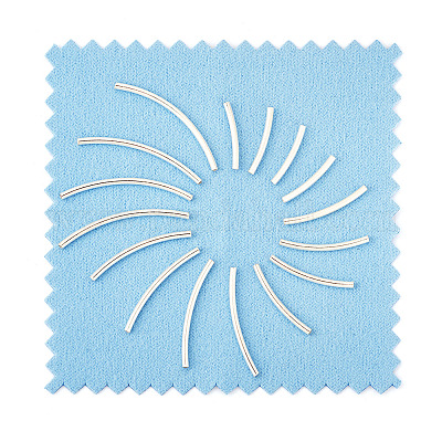 16 шт. 4 стиля 925 бусины-трубочки из стерлингового серебра STER-TA0001-41-1