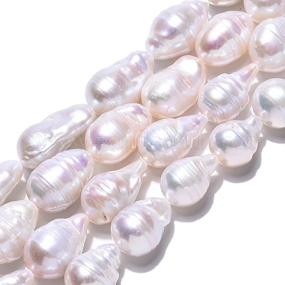 Натуральный жемчуг в стиле барокко PEAR-S019-02E-03-1