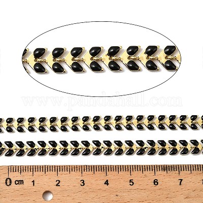 Латунные эмалевые листовые цепи CHC-F021-02G-07-1