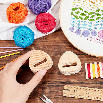 Треугольные деревянные пяльцы TOOL-WH0155-48-1