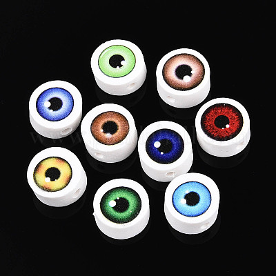 Печатные бусины из полимерной глины ручной работы CLAY-T022-12B-1