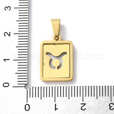 Подвески из нержавеющей стали 304 с изображением двенадцати созвездий STAS-S152-02G-B-1